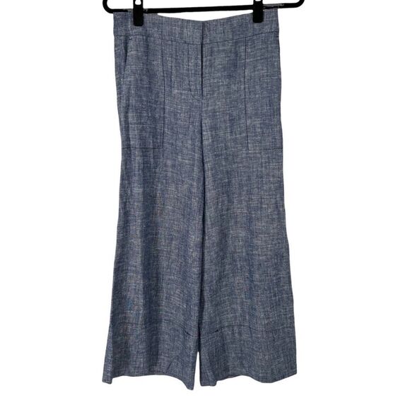 Ann Taylor Linen Viscose Blend Wide Leg Pants - Picture 1 of 8